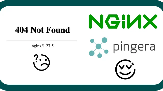 ошибка 404 nginx решается с Pingera