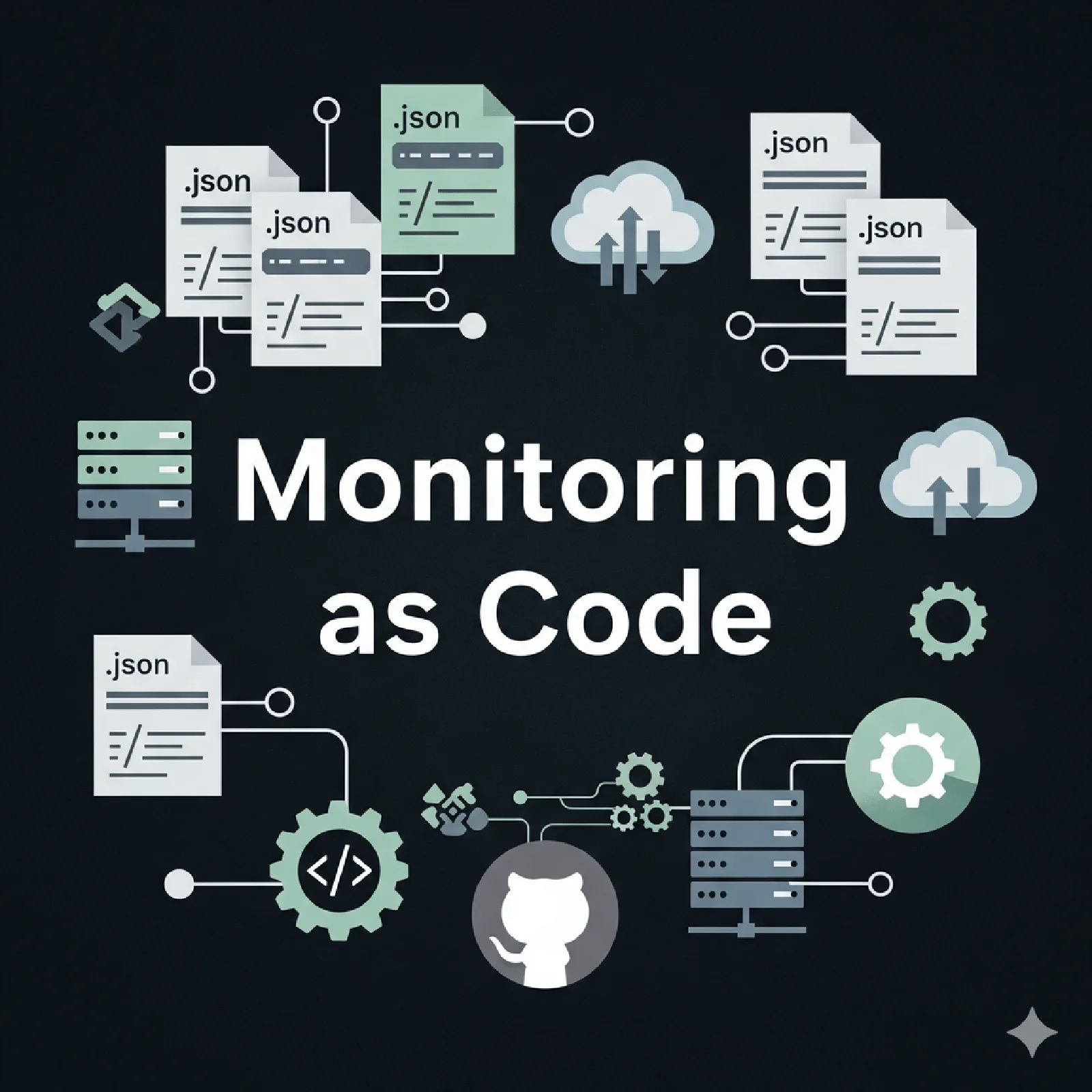 Изображение Monitoring as Code от AI