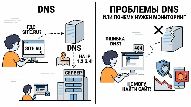 Piingera - Блог - Мониторинг DNS