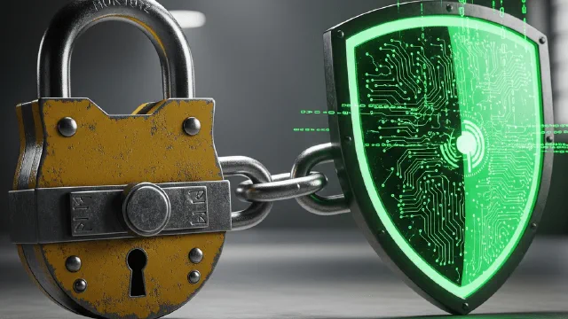 картинка с замком и щитом - слабые шифры SSL